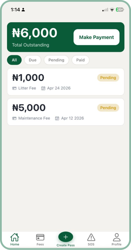 Estate Fees